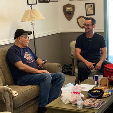 Major-Bill-Ray-und-Theo-Fischer-in-Utah,-USA